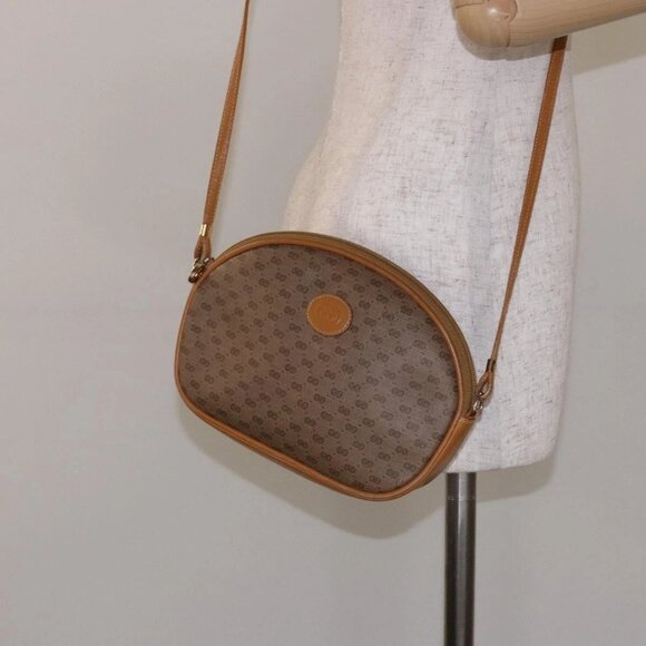 GUCCI Micro GG Supreme Shoulder Bag PVC Beige Gold 007 084 0094 Auth BA4197 - Picture 14 of 16